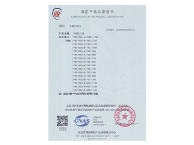 排煙防火閥3C證書  2500x1250-39